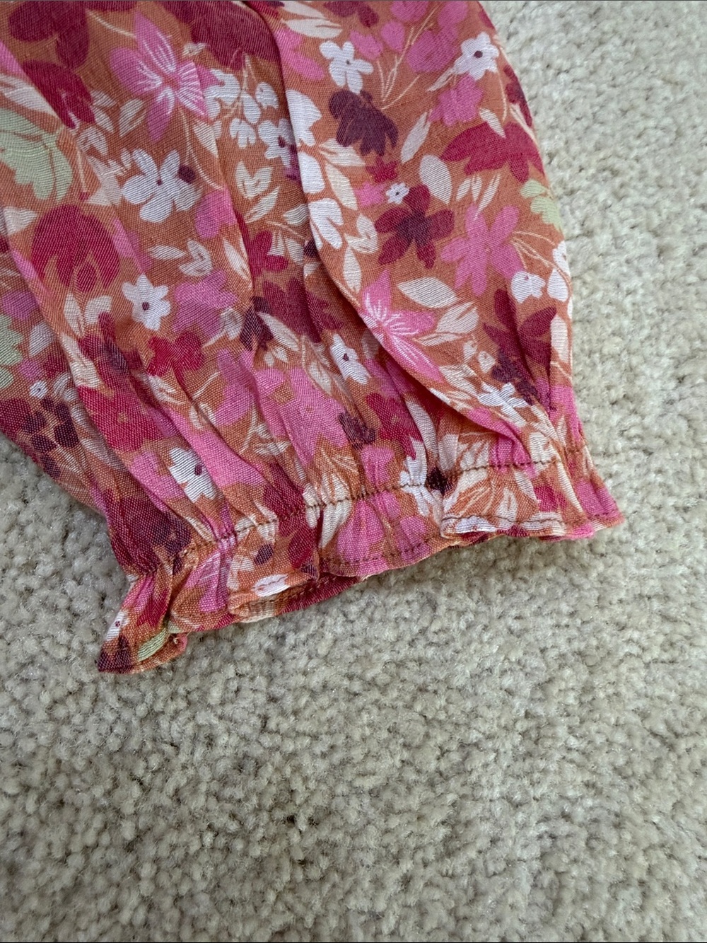Nanette Lepore Floral Smocked Square-Neck Top - Pink - Picture 6 of 11